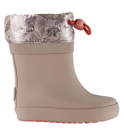 Wheat Termostøvler - Arden - Barefoot - Rubber - Golden Flowers