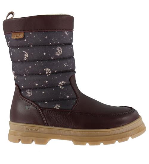 Wheat Vinterstøvler - Koa Tex - Plum Truffle Stars