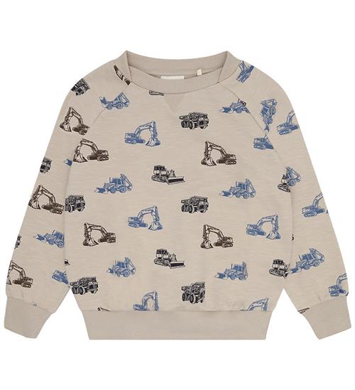 Minymo Sweatshirt - AOP - Feather Gray