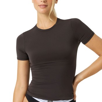 Björn Borg Comfort T-shirt Mørkbrun  Large Dame