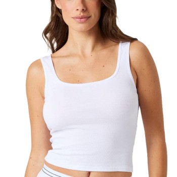 Björn Borg Core Original Rib Tank Top Hvid bomuld Medium Dame