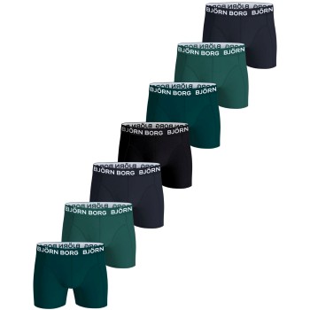 Björn Borg 7P Cotton Stretch Boxer Flerfarvet bomuld X-Large Herre