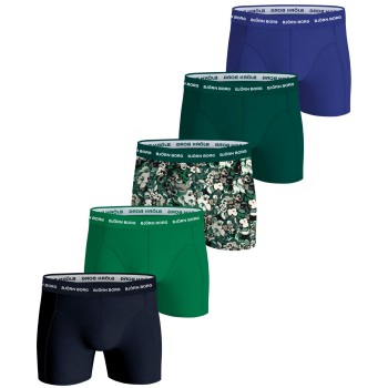 Björn Borg 10P Multi Cotton Stretch Boxer Blå/Grøn bomuld XX-Large Herre