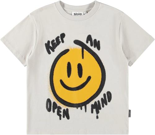 Molo Riley T-Shirts Short Sleeves Moon Moon 128 cm  Hvid  128 cm  Drenge