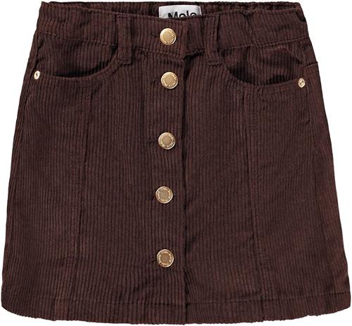 Molo Bera Skirt Bark Brown Bark Brown 122/128 cm  Brun  122/128 cm  Piger