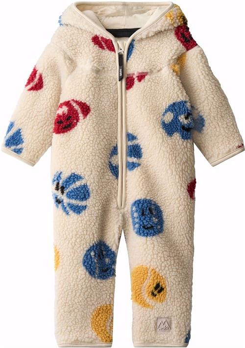 Molo Umeko Teddy-jumpsuit Cute Balls  Cute Balls 86 cm  Creme  86 cm  Drenge