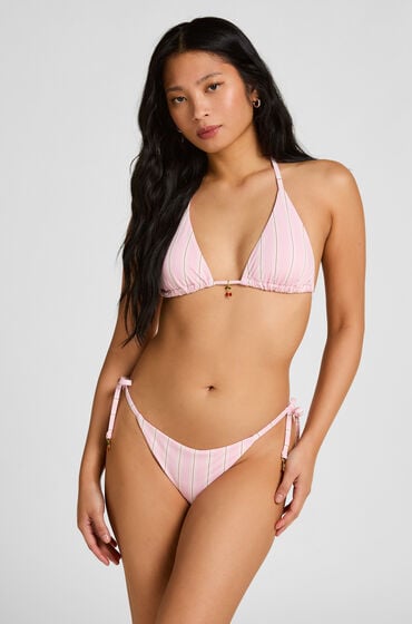 Hunkemöller Highleg Bikinibukser Corfu Lyserød