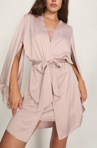 Hunkemöller Kimono Short Legacy Lyserød