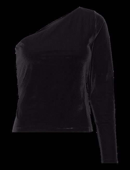 Polo Ralph Lauren | Velvet One-Shoulder Top | L