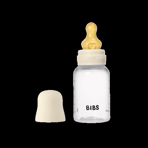 BIBS Slow Flow Babyflaske 150 Ml Ivory  Ivory One Size  Creme  One Size From Newborn Drenge, Piger