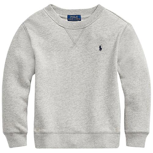 Ralph Lauren Fleece-sweatshirt Dark Sport Heather 10-12 Years  Grå  150-161 cm  Drenge