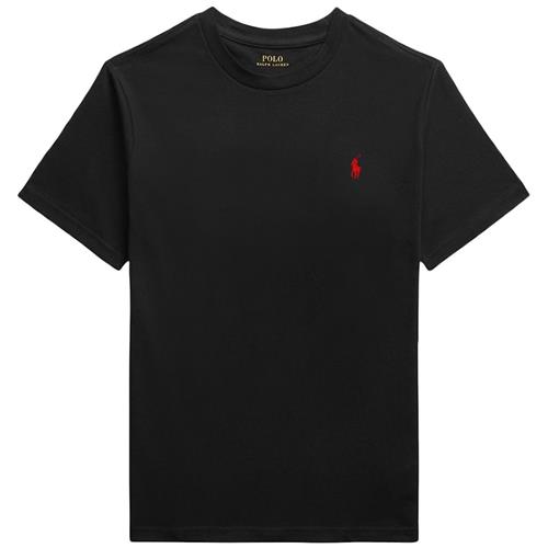 Ralph Lauren Crewneck Tee I Bomuldsjersey Black 4 Years  Sort  109-116 cm  Drenge