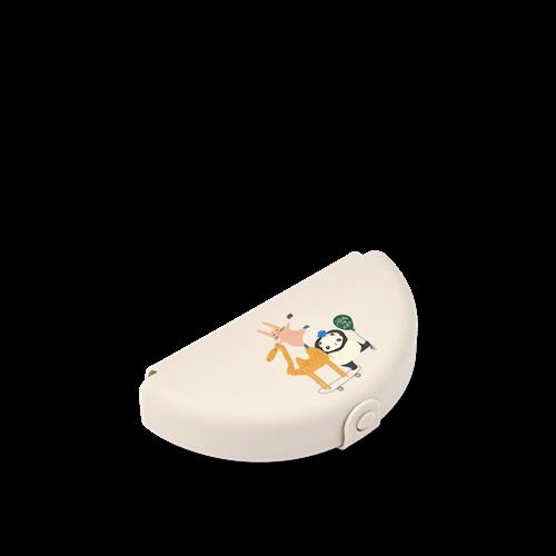 Liewood Eugene Sammenklappelig Snackkasse Around The World Sandy  Around The World Sandy One Size  Beige  One Size  Drenge, Piger