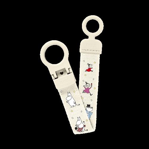BIBS BIBS X Moomins Sutklemme Ivory  Ivory One Size  Creme  One Size From Newborn Drenge, Piger