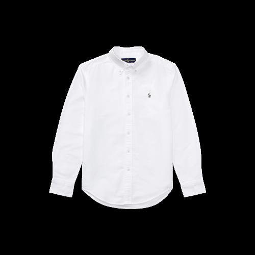 Ralph Lauren Polo Med Lange Ærmer White  White M  Hvid  M  Drenge
