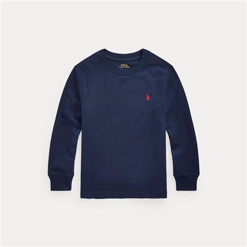 Ralph Lauren Long-sleeved Crew Neck Knit T-Shirts  T-Shirt Cruise Navy 2 Y  Marineblå  2 år  Drenge