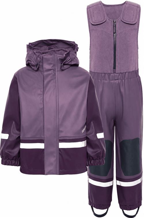 Didriksons Boardman Regnsæt Eggplant  Eggplant 90 cm  Lilla  90 cm  Drenge, Piger