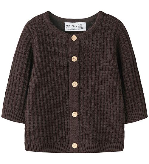 Name It Cardigan - Strik - NbmOlivar - Chocolate Plum