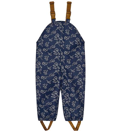 Sterntaler Regnbukser m. Seler - PE - Navy m. Refleksprint