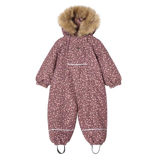 Kuling Val D'Isere Vinteroveralls Lilac Flower  Lilac Flower-104 cm  Lilla  104 cm  Drenge, Piger