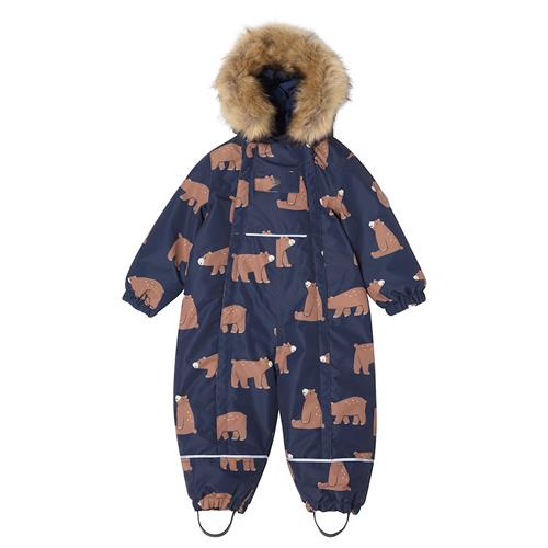 Kuling Val D'Isere Vinteroveralls Navy Bear  Navy Bear-92 cm  Marineblå  92 cm  Drenge, Piger