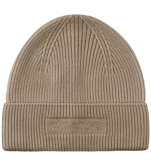 Mini A Ture Hue - Strik - Uld - MatBoje - Grey Brown