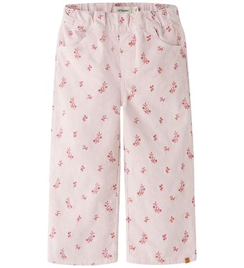 Lil Atelier Bukser - NmfNelly - Hushed Violet/Flower Emb