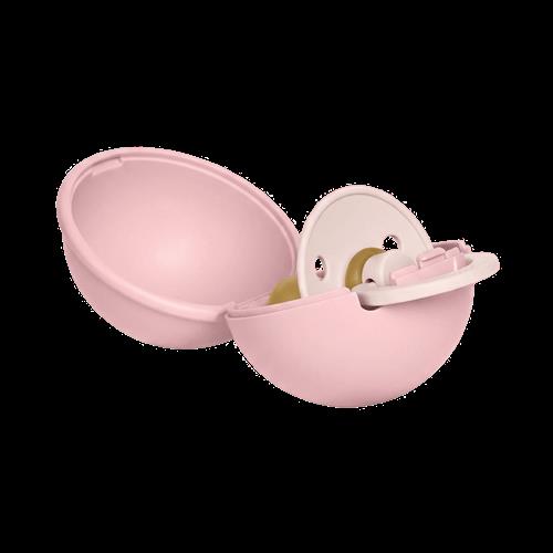 BIBS Colour Rund Latex-sut Med Mini-etui Petal  Petal 6-18 M  Lyserød  6-18 M  Piger