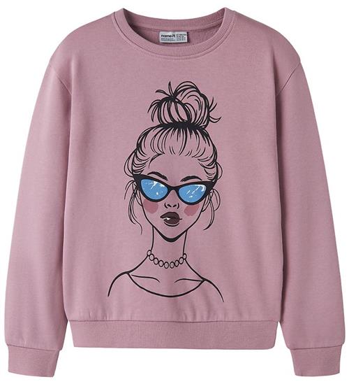 Name It Sweatshirt - NkfVasacha - Lilas/Girl