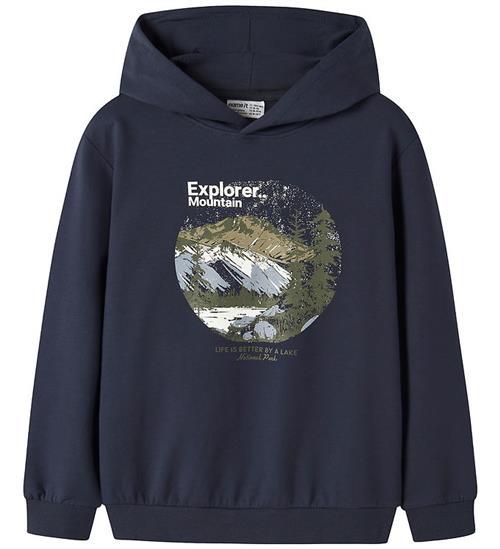 Name It Hættetrøje - NkmVugo - Navy Blazer/Mountain