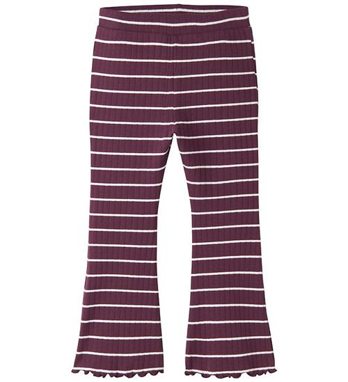 Name It Leggings - Rib - NmfOlena - Mauve Wine