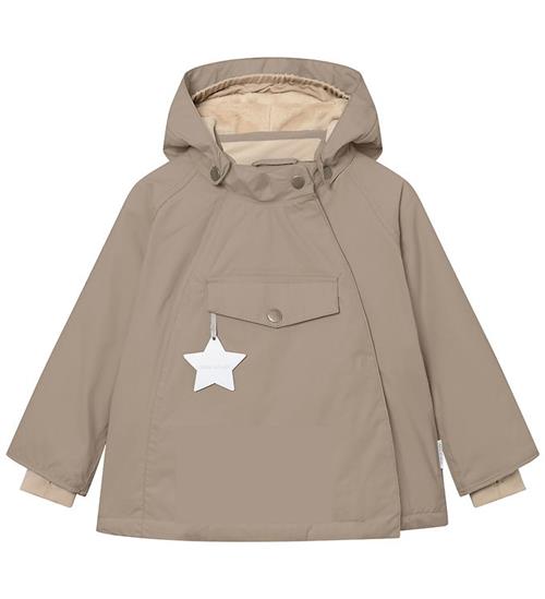 Mini A Ture Vinterjakke - MatWang Fleece - Grey Brown