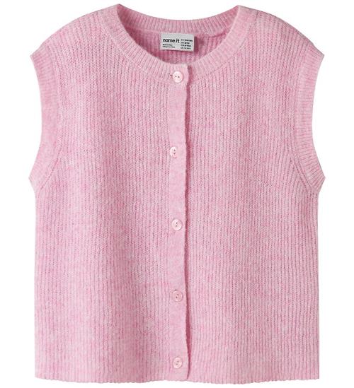 Name It Vest - Strik - NkfOanja - Begonia Pink