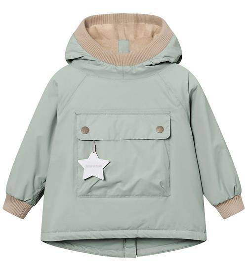 Mini A Ture Vinterjakke - MatBaby Wen Fleece Anorak - Slate Gray