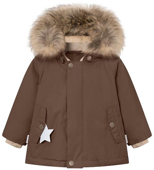 Mini A Ture Vinterjakke - MatWally Fleece/Fur - Chestnut Brown