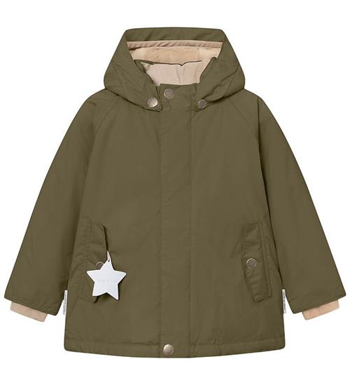 Mini A Ture Vinterjakke - MatWally Fleece - Kalamata Green