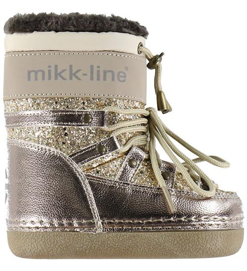 Mikk-Line Vinterstøvler - Champagne m. Glimmer