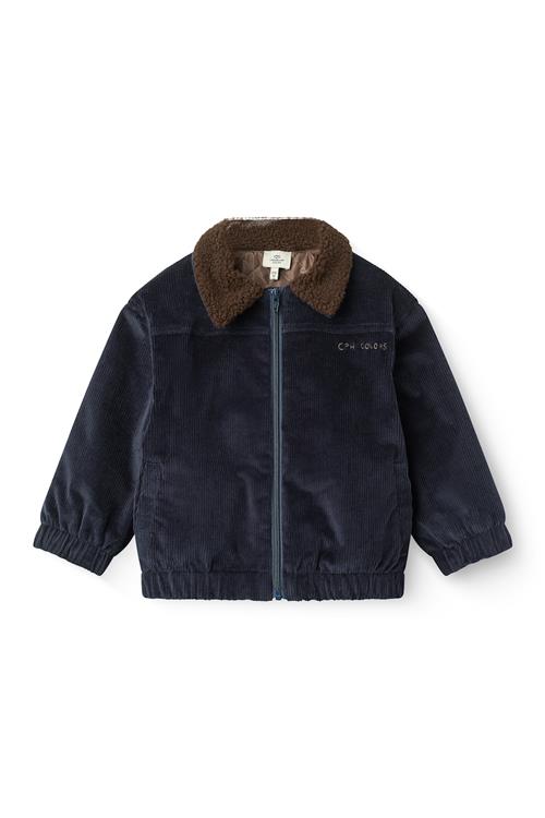 Copenhagen Colors Corduroy Bomber Jacket Navy-98 cm  Marineblå  98 cm  Drenge