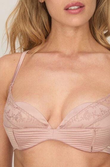 Hunkemöller Formstøbt bøjle-bh Brigitte Lyserød
