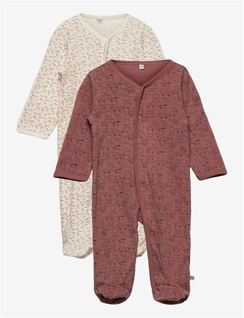 Pippi | Nightsuit W/F -Buttons 2-Pack | 104