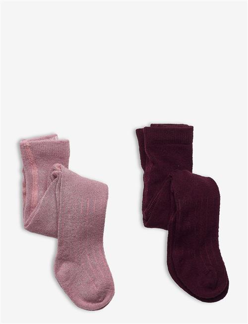 Minymo | Wool Stocking - Rib 2-Pack | 104-110