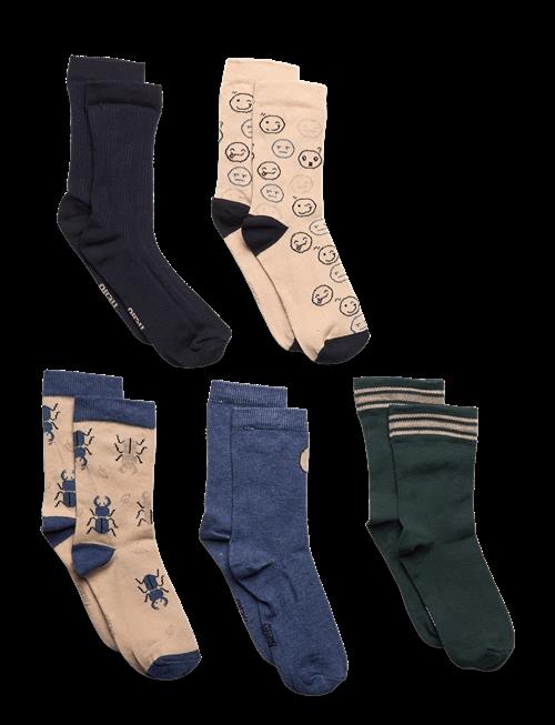 Minymo | Socks W. Pattern (5-Pack) | 31\34