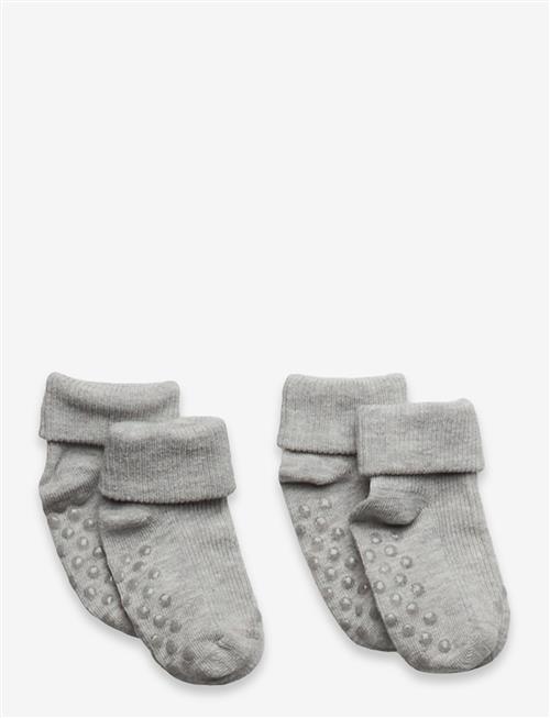 Minymo | Baby Rib Sock W. Abs (2-Pack) | 15\18