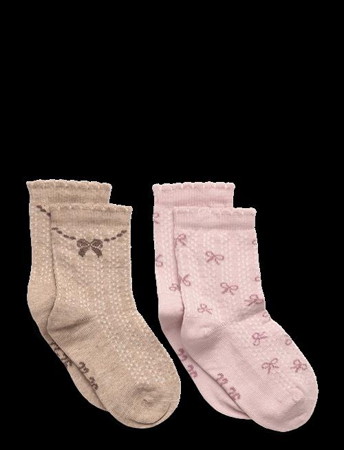 Minymo | Socks W. Lettuce Edge (2-Pack) | 27\30
