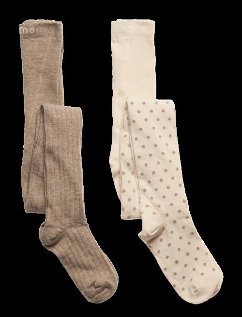Minymo | Stockings W. Pattern (2-Pack) | 116\122