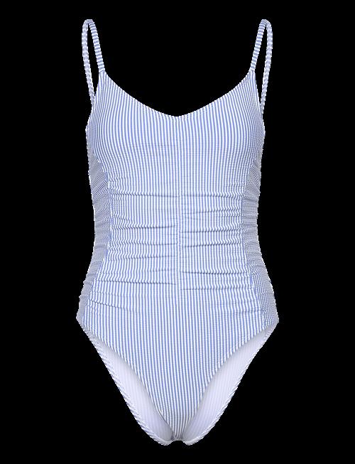 Becksöndergaard | Striba Gathered Bea Swimsuit | XL