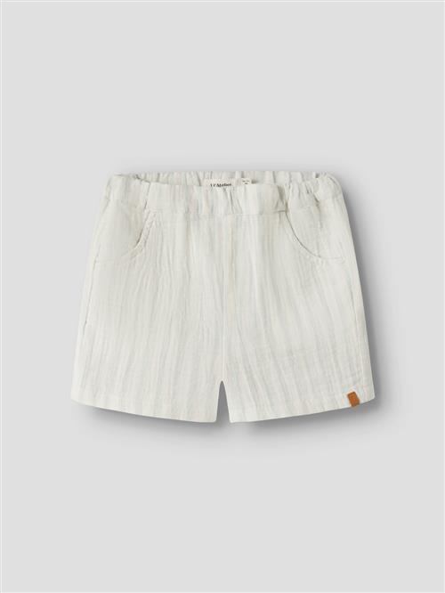 Lil’ Atelier Shorts Coconut Milk  Coconut Milk 116 cm  Hvid  116 cm  Drenge
