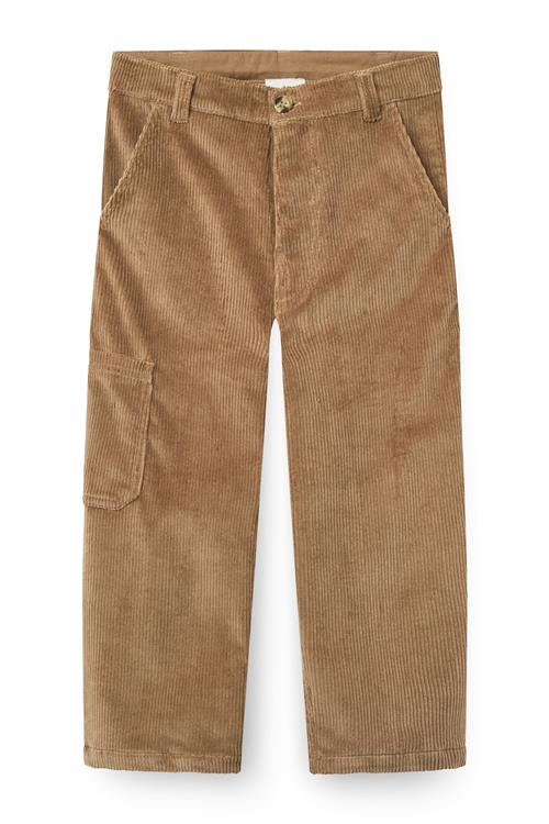 Copenhagen Colors Corduroy Cargo Pants Brown-110 cm  Brun  110 cm  Drenge