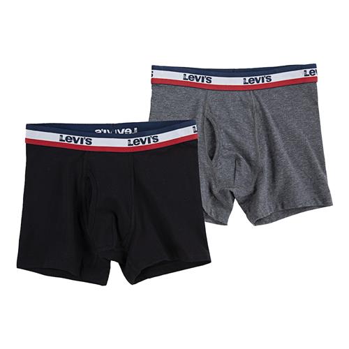 Levi's Sportswear Logo 2-pak Boxershorts Black  Black-8-10 Y  Sort  8-10 år  Drenge, Piger