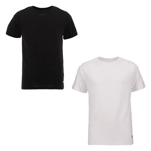 Levi's Lhb 2-pak T-shirt Black/White  Black/White-8-10 Y  Sort  8-10 år  Drenge, Piger